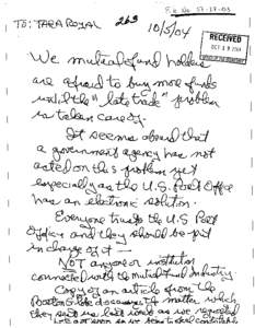 USPS wants to deliver fairness to mutual funds Electronic postmark vies with other plans By Andrew Caffrey, Globe Staff I May 17,2004 The government agency that brings you snail mail wants to stop lightning-fast traders