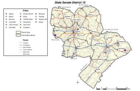 State Senate District 15 Overton Jackson Q R