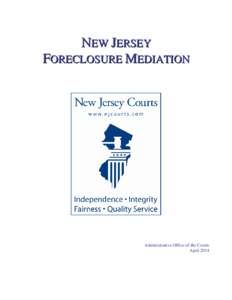 New Jersey Foreclosure Mediation Information