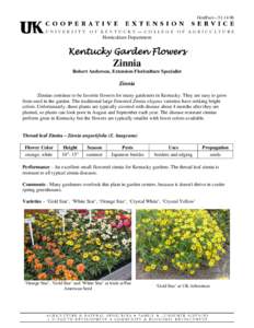 HortFact—[removed]Horticulture Department Kentucky Garden Flowers