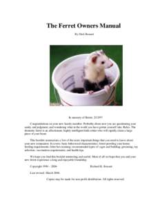 Microsoft Word - Ferret_Manual.doc