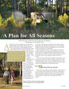 A Plan for All Seasons By Kim Dorman, BASF ProVM Communications Manager Photography by Tes Randle Jolly A
