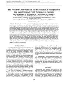 ISSN[removed], Human Physiology, 2008, Vol. 34, No. 3, pp. 299–305. © Pleiades Publishing, Inc., 2008. Original Russian Text © Yu.E. Moskalenko, G.B. Weinstein, T.I. Kravchenko, S.V. Mozhaev, V.N. Semernya, A. Feild