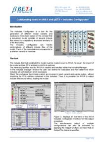 Outstanding tools in ANSA and μETA – Includes Configurator