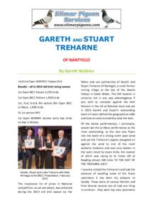 GARETH AND STUART TREHARNE OF NANTYGLO By Gareth Watkins 1st & 2nd Open WSRNFC Falaise 2015