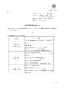 2016 年 11 月 25 日 各 位 会 社 名 クックパッド株式会社