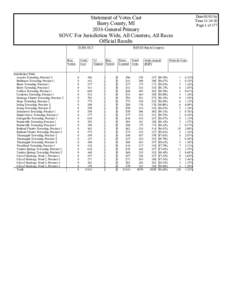 Date:Time:11:34:18 Page:1 of 177 Statement of Votes Cast Barry County, MI