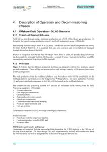 Sunrise Gas Project Environmental Impact Statement 4.  Description of Operation and Decommissioning