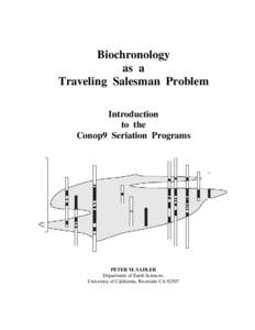 Biochronology as a Traveling Salesman Problem Introduction to the Conop9 Seriation Programs