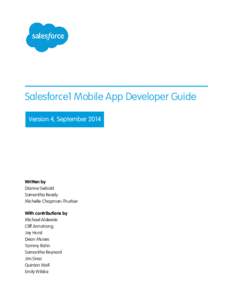 Salesforce1 Mobile App Developer Guide