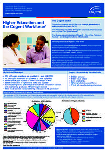 The Sector Skills Council for Chemicals, Pharmaceuticals, Nuclear, Oil and Gas, Petroleum and Polymers www.cogent-ssc.com  The Cogent Sector