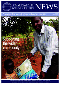 NEWS Promoting learning, development and co-operation Issue 16 February 2013