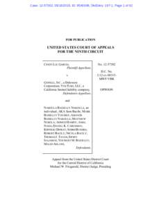 World Wide Web / Amicus curiae / Roman law / David Nimmer / Digital Millennium Copyright Act / Alex Kozinski / Michael C. Donaldson / Copyright law of the United States / Google / Law / Computer law / Computing