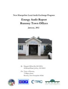New Hampshire Local Audit Exchange Program Rumney Town Offices and Police Station January 2012 New Hampshire Local Audit Exchange Program