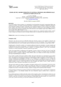 Acta de la XXXVII Reunión de Trabajo de la Asociación Argentina de Energías Renovables y Medio Ambiente Vol. 2, pp, 2014. Impreso en la Argentina. ISBN5  ASADES