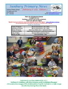 Sunbury Primary News Sunbury Primary School February 5thEdition 2