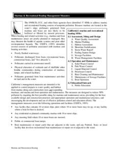 Marina / Nonpoint source pollution / California State Water Resources Control Board / Earth / Water / Harbour Towne Marina / Puerto Del Rey Marina / Environment / Boating / Clean Water Act