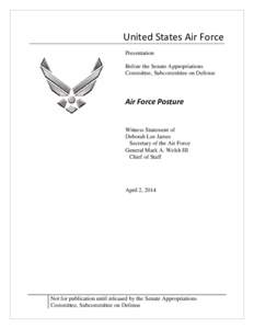    United States Air Force     Presentation