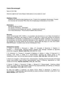 Microsoft Word - biographie_C_Giovannangeli.rtf