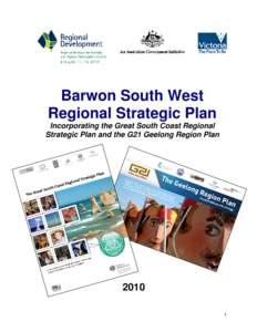 Microsoft Word - Barwon South West Regional Strategic Plan - Final September 2010.DOC