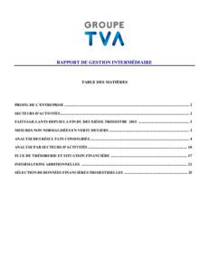 Microsoft Word - FR_TVA_Rapport de gestion_Q3 2015_FINAL