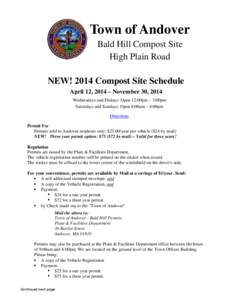 Microsoft Word[removed]Bald Hill Compost Site - Word Version for Web - Updated[removed]