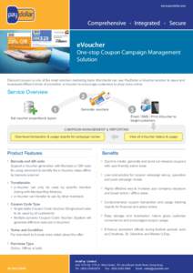 www.paydollar.com  eVoucher One-stop Coupon Campaign Management Solution