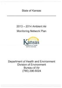 [removed]Kansas Monitoring Network Plan