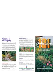 Landscape architecture / Sustainability / Xeriscaping / Irrigation / Drip irrigation / Flora of Canada / Index of gardening articles / Sustainable gardening / Water conservation / Environment