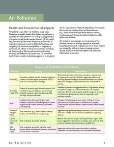 Atmosphere / Pollutants / NOx / Tropospheric ozone / Volatile organic compound / Particulates / Ozone / Urban forest / Multi-effect Protocol / Pollution / Air pollution / Smog