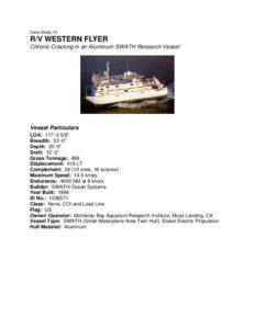 Case Study 10  R/V WESTERN FLYER