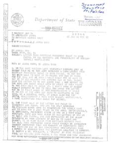 State Department telegram January 21, 1974