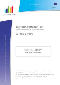 UK National Report Standard Eurobarometer _______________________________________________________________________ European Commission