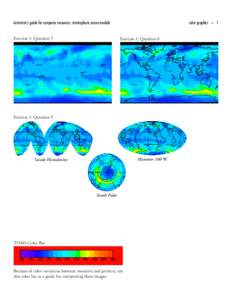 instructor’s guide for computer resources: stratospheric ozone module  Exercise 1: Question 5 color graphics — 1