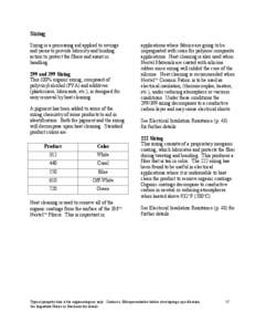 Sizing Sizing is a processing aid applied to rovings and yarns to provide lubricity and binding action to protect the fibers and assist in handling.