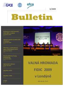 Bulletin ____________________________________  Konference a valná hromada