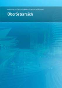 Rahmenplan ÖBB und pRioRitätenReihung aSFinag  Oberösterreich