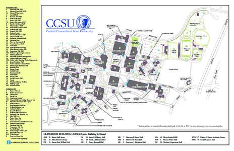 BUILDING KEY 1. Davidson Hall (LD) 3. Marcus White Hall (MW) 3A. Marcus White Annex