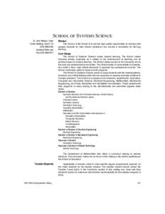 School of Systems Science.fm