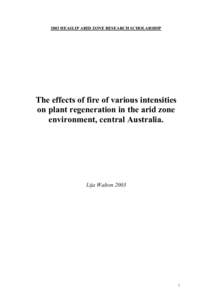 Temperate grasslands /  savannas /  and shrublands / Forest ecology / Ecological succession / Fire / Terminology / Fire ecology / Swainsona / Poaceae / Rangeland / Grasslands / Biogeography / Ecology