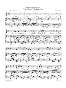 Sheet Music from www.mfiles.co.uk  The Trout (Die Forelle) ###2 & 4