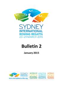 Bulletin 2 January 2015 CONTENTS IMPORTANT DATES ................................................................................................................................. 3 ENTRIES ..............................