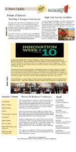 E-News Update Points of Interest February 8, 2010  Building A Stronger America Act