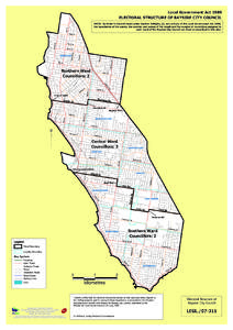 Local Government Act 1989 ELECTORAL STRUCTURE OF BAYSIDE CITY COUNCIL NNew ew St St