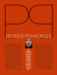 P  PETER’S PRINCIPLES by JEANNE LENZER