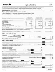 T3MB  Impôt du Manitoba T3 2011