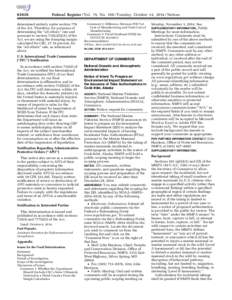 [removed]Federal Register / Vol. 79, No[removed]Tuesday, October 14, [removed]Notices determined entirely under section 776 of the Act. Therefore, for purposes of