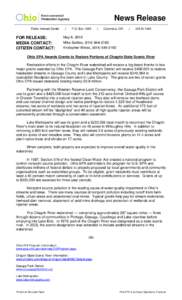 Greater Cleveland / Chagrin River / Geauga Park District / Hydrology / Water streams / Geauga County /  Ohio / Environmental soil science / Water pollution / Clean Water Act / Environment / Water / Ohio