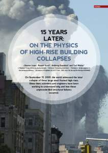 FEATURES  15 YEARS LATER: ON THE PHYSICS OF HIGH-RISE BUILDING