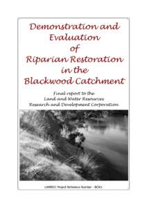 Conservation / Habitats / Rivers / Water streams / Hydrology / Riparian zone / Dumbleyung Lake / Grazing / Boyup Brook /  Western Australia / Water / Environment / Ecology